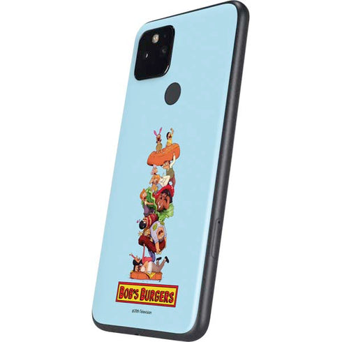 Bobs Burgers Stacked Google Pixel 5 Skin